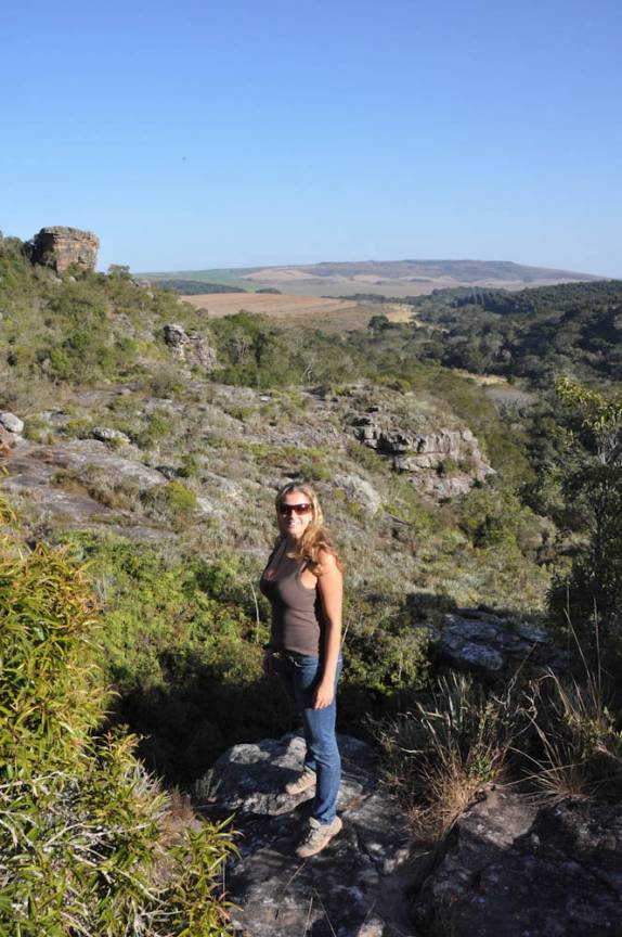 A bela região do Buraco do Padre, próximo à Ponta Grossa - PR